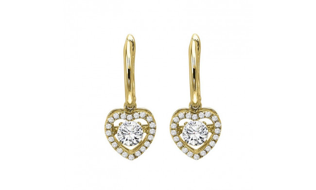 Gems One 14KT Yellow Gold & Diamond Rhythm Of Love Fashion Earrings  - 3/4 ctw - ROL1016-4YC