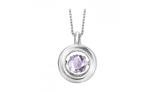 Gems One Silver (SLV 995) Diamond Rhythm Of Love Neckwear Pendant - 1/4 cts - ROL1049SYAL