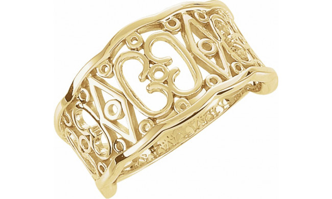 14K Yellow Freeform Remount Ring - 51756324P