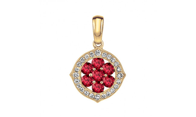 Stanton Color 14k Gold Ruby Pendant