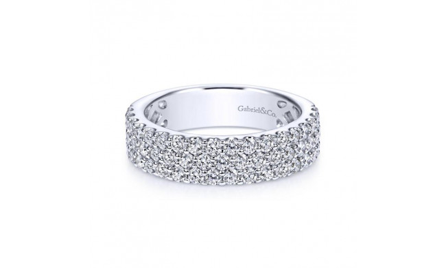 Gabriel & Co. 14k White Gold Stackable Diamond Ring - AN8181W44JJ