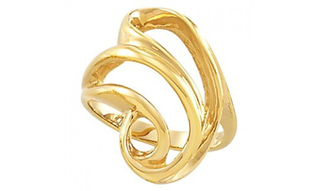 14K Yellow Freeform Ring - 526719758P