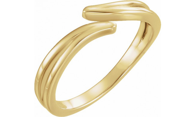 14K Yellow Bypass Ring - 51709102P