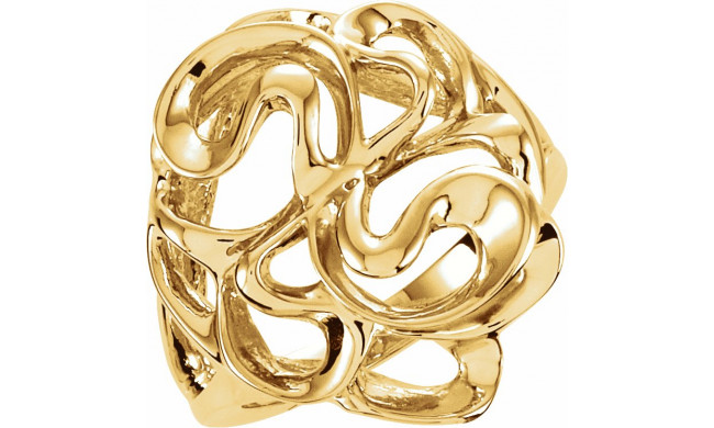 14K Yellow Freeform Ring - 556467500P