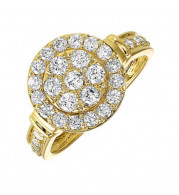 Gems One 14Kt Yellow Gold Diamond (1Ctw) Ring - RG11001-4YD