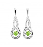 Gems One Silver (SLV 995) Rhythm Of Love Fashion Earrings - ROL2238CRD