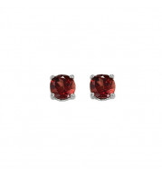 Gems One 14Kt White Gold Garnet (7/8 Ctw) Earring - EGR45-4W