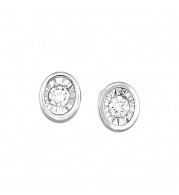 Gems One 14Kt White Gold Diamond (1/6Ctw) Earring - ER10673-4WD