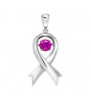 Gems One 14KT White Gold Rhythm Of Love Neckwear Pendant - ROL1212-4WR