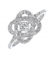 Gems One 14Kt White Gold Diamond (3/4Ctw) Ring - RG10836-4WF