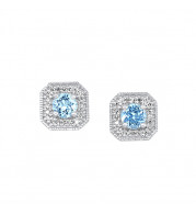 Gems One 10Kt White Gold Diamond (1/10 Ctw) Earring - ER10669-1WSCB