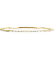14K Yellow 3 CTW Diamond Stackable Bangle 8 Bracelet - 6733760007P