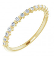 14K Yellow 1/5 CTW Diamond Anniversary Band - 1236026014P