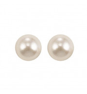 Gems One 14Kt White Gold Pearl (1 Ctw) Earring - PS8.5AAA-4W