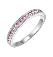 Gems One 14Kt White Gold Pink Tourmaline (1/4 Ctw) Ring - FR1241-4W