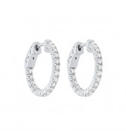 Gems One 14Kt White Gold Diamond (1Ctw) Earring - FE1184-4WC