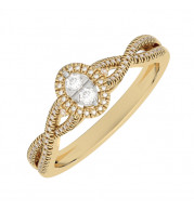Gems One 10Kt Yellow Gold Diamond(1/6Ctw) Ring - RG11657-1YD