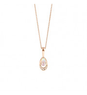 Kabana 14k Rose Gold Mother of Pearl Inlay Pendant
