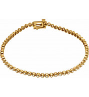 14K Yellow 1 CTW Diamond Line Bracelet - 65211860000P