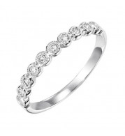 Gems One 14Kt White Gold Diamond(1/8Ctw) Ring - FR1083-4WD