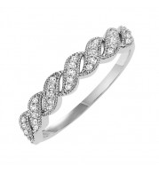Gems One 14Kt White Gold Diamond (1/10 Ctw) Ring - FR1459-4WD