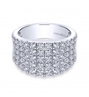 Gabriel & Co. 14k White Gold Lusso Diamond Ring - LR6365W44JJ