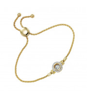Gems One 14KT Yellow Gold & Diamond Rhythm Of Love Bracelet  - 1/4 ctw - ROL1237-4YC