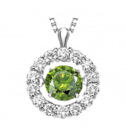 Gems One 14KT White Gold & Diamond Rhythm Of Love Neckwear Pendant  - 3/4 ctw - ROL1042-4WCGN