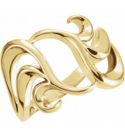 14K Yellow Freeform Ring - 547333034P
