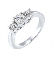 Gems One 14Kt White Gold Diamond (1/3Ctw) Ring - RG73341-4WC
