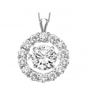 Gems One 14KT White Gold & Diamonds Stunning Neckwear Pendant - 1/2 ctw - ROL1006-4WA