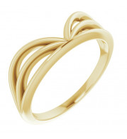 14K Yellow Crown Ring - 51761102P