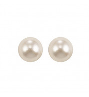 Gems One 14Kt White Gold Pearl (1 Ctw) Earring - PS7.5AA-4W