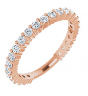 14K Rose 3/4 CTW Diamond Anniversary Band - 1236556002P