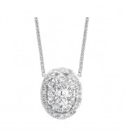 Gems One 14Kt White Gold Diamond (1/4Ctw) Necklace - NK10077-4WC