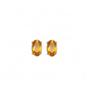 Gems One 14Kt White Gold Citrine (7/8 Ctw) Earring - ECO54-4W