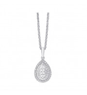 Gems One Silver Diamond (1/5Ctw) Pendant - PD35796-SSDSC