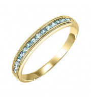 Gems One 10Kt Yellow Gold Aquamarine (1/3 Ctw) Ring - FR1266-1Y