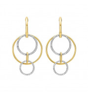 Gems One 14Kt Yellow Gold Diamond (1/2Ctw) Earring - ER10490-4YC