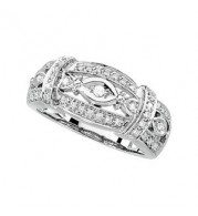14K White 1/4 CTW Diamond Ring - 63305294025P