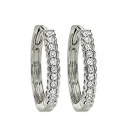 Gems One 10Kt White Gold Diamond (1/6Ctw) Earring - FE2046-1WD