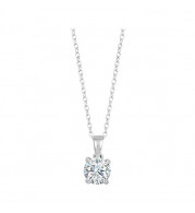 Gems One 14Kt White Gold Diamond (1/2Ctw) Pendant - PD10493-4WD