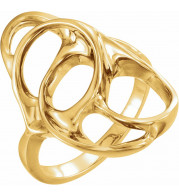 14K Yellow Freeform Ring - 525120111P