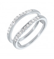 Gems One 14Kt White Gold Diamond(1/3Ctw) Ring - WB5775IR-4WC