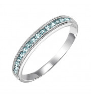 Gems One 14Kt White Gold Aquamarine (1/3 Ctw) Ring - FR1274-4W