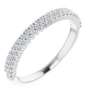 14K White 1/4 CTW Diamond Anniversary Band - 123495600P