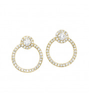 Gems One 14Kt Yellow Gold Diamond (3/8Ctw) Earring - ER10666-4YD