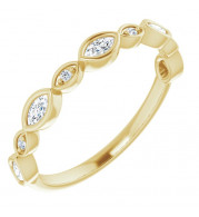14K Yellow 1/4 CTW Diamond Anniversary Band - 1236336018P