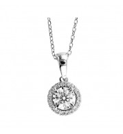 Gems One 14Kt White Gold Diamond (1/4Ctw) Pendant - PD32685-4WD