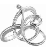 14K White Freeform Ring - 51525101P